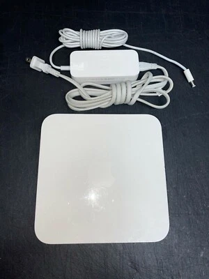 Apple Wireless A1143 AirPort Express Wi-Fi Router Base Station Extreme - Image 1 of 4