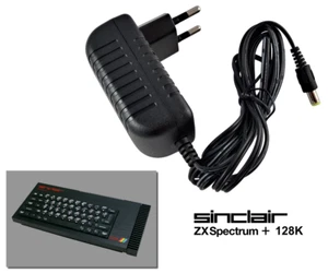 Power Supply for Sinclair ZX Spectrum 128 (Toast Rack) - EU Plug AC Adapter - Imagen 1 de 1