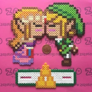 Legend of Zelda Pixel Wedding Cake Topper - Bild 1 von 2