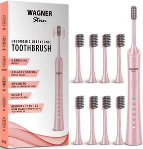 Wagner & Stern WT7700 Whitening Electric Toothbrush with Charcoal Bristles - Picture 1 of 7