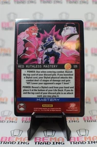Dragon Ball Z DBZ TCG Panini Evolution Hi Tech S25 Red Ruthless Mastery - Bild 1 von 3