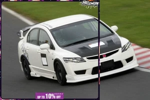 For Civic FD2 Feels Style Fiberglass Front Lip Splitter Body Kit - Picture 1 of 5