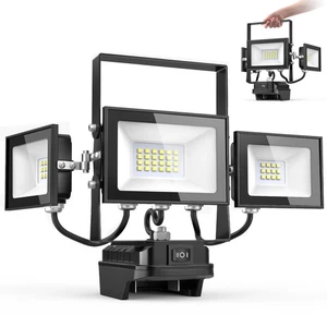 Batería LED lámpara de trabajo lámpara de obra proyector inundador para Makita lámpara de mano - Imagen 1 de 12