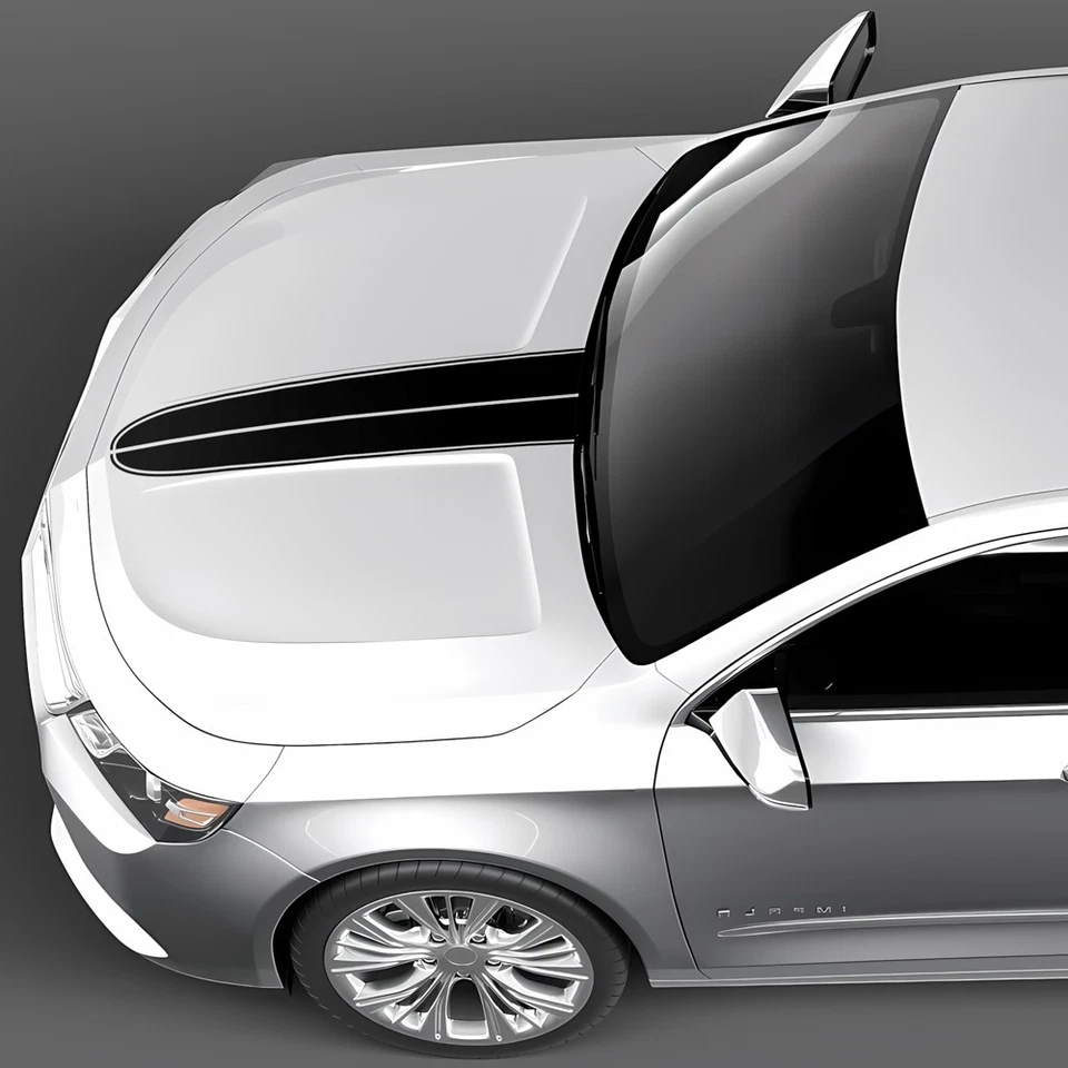 Kit calcomanía adhesiva de rayas capó carreras capó coche para Chevrolet Impala 2014-2020 Foto 1 de 4