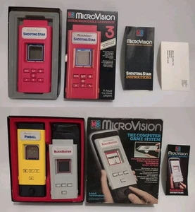 MB MicroVision 1979 Computer Game System + 3 Games - Vintage Boxed Retro Console - Picture 1 of 23