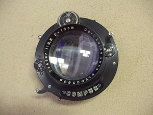 Carl Zeiss Jena Tessar 1:3.5 f=15cm Compur lens, as is - Picture 1 of 5