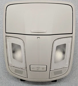 🔥15-17 SONATA Overhead Console Roof Sunroof Dome Map Light Lamp Srorage Gray - Picture 1 of 15