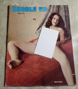 Vintage 1960s70s Cuddle Up Men's Magazine #1 - Foto 1 di 4