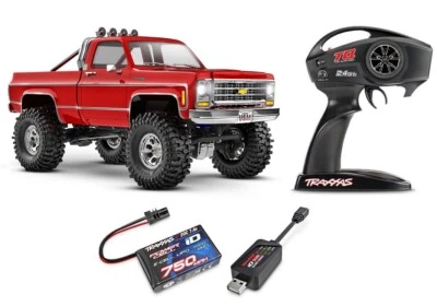 Traxxas 97064-1 TRX-4M Chevrolet Cheyenne K10 High Trail 1/18 Akku Lader Rot - Bild 1 von 4