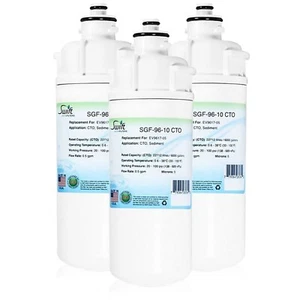 Filtro de agua Swift Green SGF-96-10 CTO compatible con Everpure EV9617-05 (paquete de 3) - Imagen 1 de 9