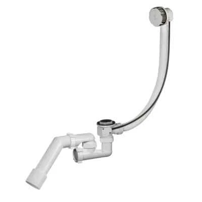 ORIO Ablaufgarnitur Badewanne Überlaufgarnitur Wannenablauf Röhrensiphon