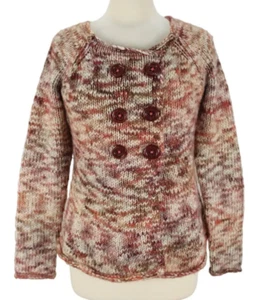 Maglione Anthropologie Sleeping on Snow taglia small doppiopetto misto lana - Foto 1 di 9
