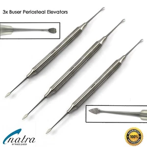 3 pcs Dental Periosteal Elevators BUSER Sinus Lift Implant Instruments - Picture 1 of 2