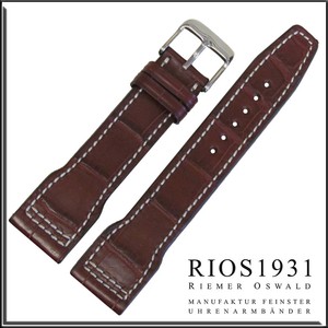 21x18 mm RIOS1931 for Panatime - Mahogany Hurricane - Alligator Watch Band  For I 849335047249 | eBay