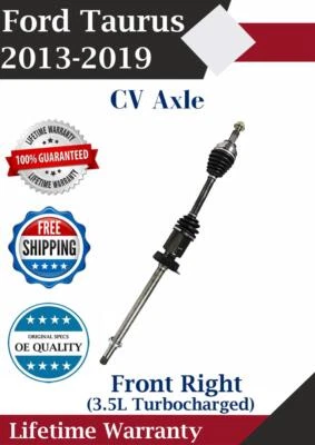 OE Front Right CV Axle For 2013-2019 Ford Taurus 3.5L Turbo Lifetime Warranty - Image 1 of 4