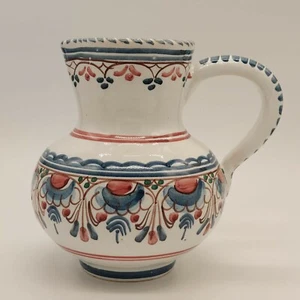 Vintage handbemalte Keramik Milchkännchen oder Milchkännchen signiert A H Puente Spanien - Bild 1 von 7