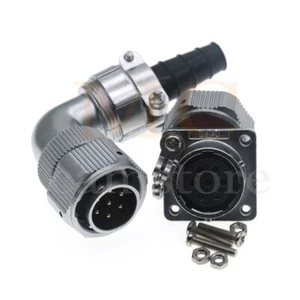 Weipu WY20 7 Pin Elbow Aviation Plug Socket,Waterproof Electrical Wire Connector - Picture 1 of 6