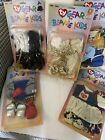 5 Vintage  TY GEAR For Beanie Kids -STILL IN PACKAGES