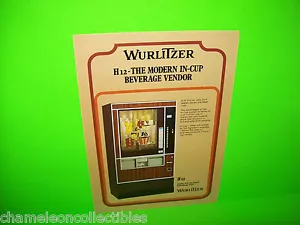 MÁQUINA EXPENDEDORA DE BEBIDAS DE CAFÉ ORIGINAL H 12 PROVEEDOR WURLITZER - Imagen 1 de 2