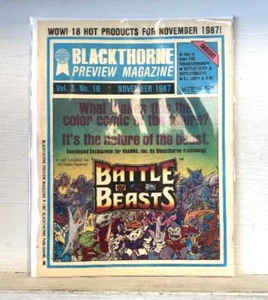 Blackthorne Preview Magazine Vol.3, No. 10 November 1987 Battle Beasts - Picture 1 of 1