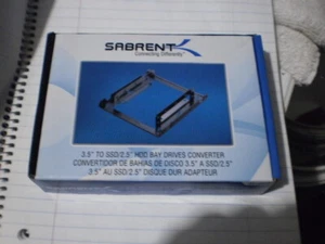 BK-HDDH 3,5" auf SSD/2,5" HDD Laufwerke Konverter SABRENT NEU - Bild 1 von 5