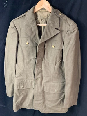 Original WW2 US Army Class A Dress Jacket 1943 - Private Ryan Prop - 39" Large - Image 1 of 4