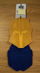 Disney Star Wars Silicone Trivets 2 Pack Blue Yellow NEW NWT NIP - Picture 1 of 6