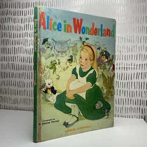 Alice in Wonderland Lewis Carroll Marjorie Torrey 1955 Hardcover Children Book - Picture 1 of 18