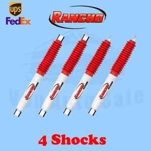 Rancho Kit 4 Front & Rear RS5000X Gas Shocks for 01-10 GMC Sierra 2500 HD 4WD - Picture 1 of 4