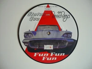 Status Quo & The Beach Boys Fun Fun Fun 7" Vinyl UK 1996 Picture Disc Single - Picture 1 of 6