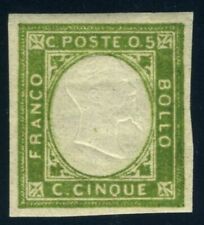 Italy Naples provinces 1861 5 cents MH Sas 1 CV $36 191224003
