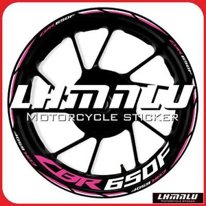 For HONDA CBR650F CBR 650F RIM Stickers Waterproof Wheel Reflective Decal - Bild 1 von 24