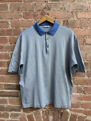 Polo Charvet Hombre, Talla XL, Azul 100% Algodón Piqué, Italia Foto 1 de 4