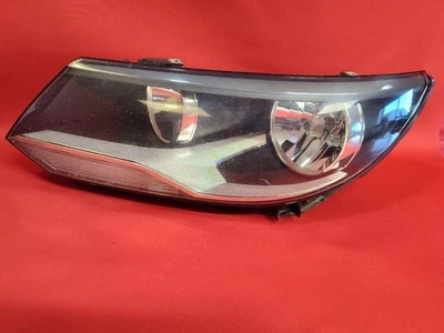 Faro delantero halógeno para VW Volkswagen Tiguan 2012-2018 conductor izquierdo pestañas buenas Foto 1 de 4