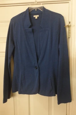 Caslon Mujer Suéter Blazer Chaqueta 100% Algodón Talla L Foto 1 de 4