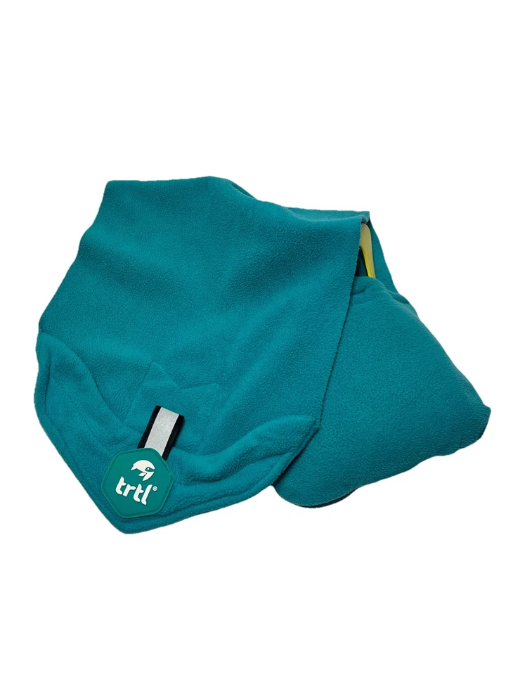Almohada de Viaje Trtl Junior Niños Azul Polar Ligera Lavable Soporte para Cuello Foto 1 de 3