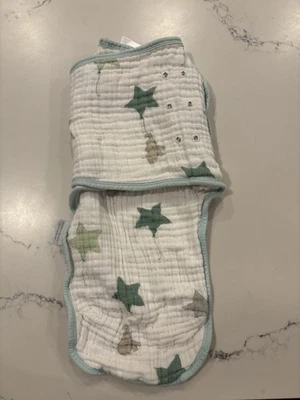 Envoltura de algodón muselina Adén + Anais 3-6 meses cierre a presión Foto 1 de 4