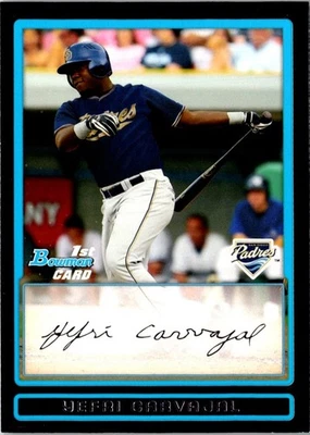 2009 Bowman Prospects Yefri Carvajal #BP51 San Diego Padres Baseball Card - Image 1 of 2
