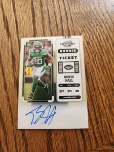 2022 Panini Contenders #105 Breece Hall Rookie Ticket RPS Showcase Variations - Bild 1 von 2