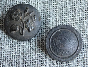 Lot of Antique Vtg Pressed Horn Buttons #418-B - Picture 1 of 6