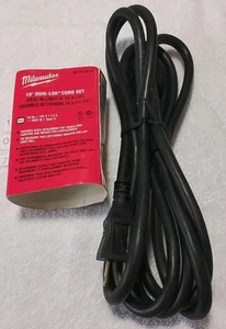 48-76-5010 MILWAUKEE 10' QUICK-LOC CORD SET - Picture 1 of 5