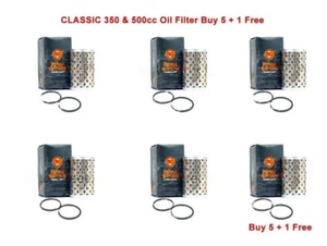Royal Enfield Classic 350 & 500cc Oil Filter Buy 5 +Free 1 - Picture 1 of 2