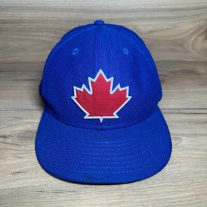 New Era Toronto Blue Jays Mütze Kappe 59FIFTY Erwachsene nicht verstellbar Größe 8 MLB rot Maple Leaf - Bild 1 von 10