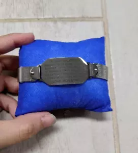 To My Daughter Inspirational Stainless Steel Bracelet From Mom & Dad Adjustable - Picture 1 of 5