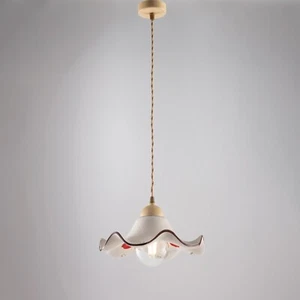 Lampadario a sospensione classico avorio in ceramica 1 luce BON-729 - Imagen 1 de 1