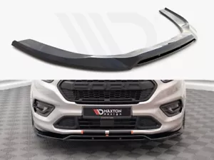 Diffusore anteriore nero lucido per Ford Transit personalizzato ST-Line MK1 lifting - Foto 1 di 5