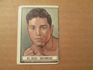 Bill Bossio 1951 Topps Ringside #76 peso gallo - Imagen 1 de 1