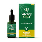 Vitality CBD Oil Oral Drops Lemon Flavour 600 / 1200mg 30ml Hemp Seed 0% THC