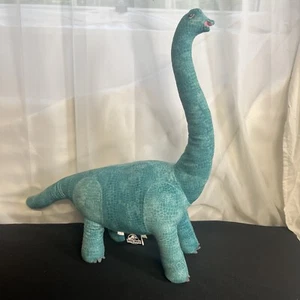 Juguete de peluche de 22" Jurassic World Dominion BRONTOSAURUS DINOSAURIO DINOSAURIO almohada amigo del mundo jurásico - Imagen 1 de 5