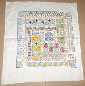 Wild Heart Designs "Spanish Wine Sampler" FINISHED Cross / Specialty Stitch - Picture 1 of 2